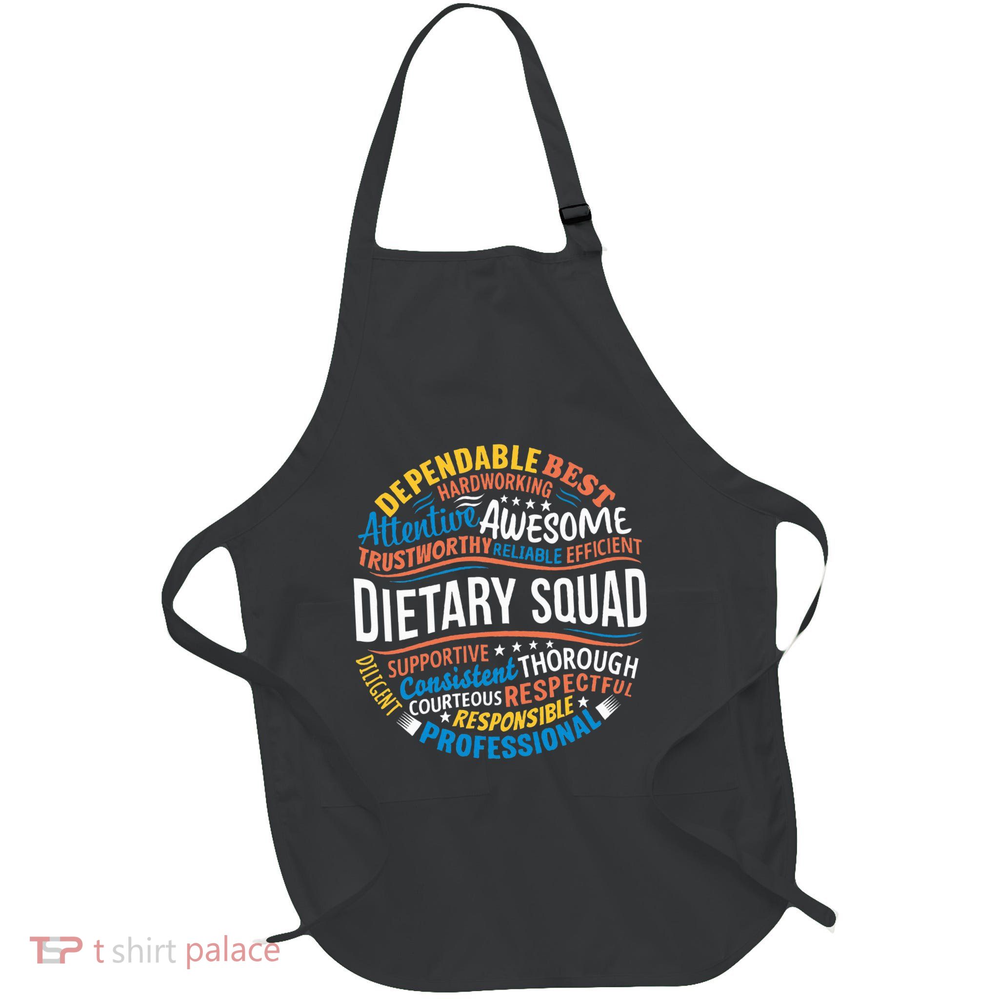 Dietary Food Service Dietary Week Squad Appreciation Full-Length Apron With Pockets