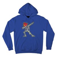 Dabbing Firefighter Skeleton Cool Scary Halloween Costume Great Gift Hoodie