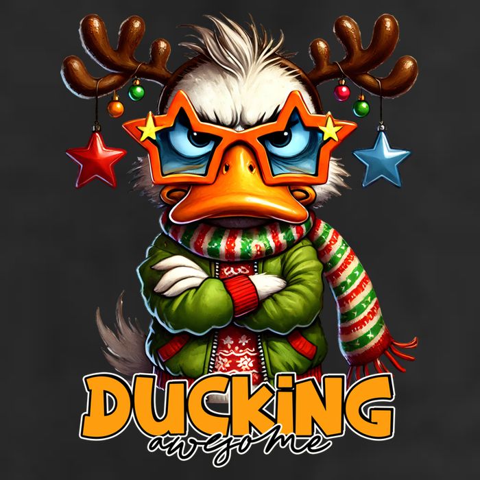 Ducking Funny Sarcastic Grumpy Duck Christmas Adult Drive Performance Visor