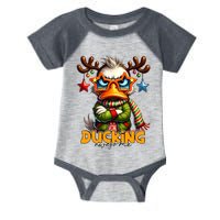 Ducking Funny Sarcastic Grumpy Duck Christmas Infant Baby Jersey Bodysuit
