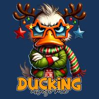 Ducking Funny Sarcastic Grumpy Duck Christmas Infant Baby Jersey Bodysuit