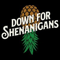 Down For Shenanigans Swinger Couple Upside Down Pineapple Drawstring Bag