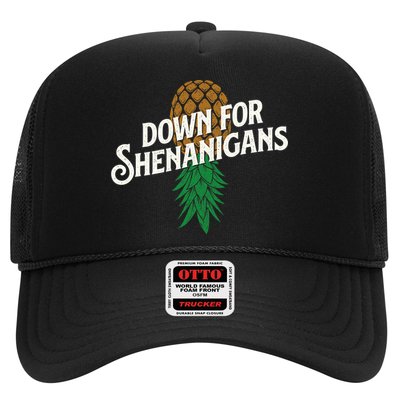 Down For Shenanigans Swinger Couple Upside Down Pineapple Hat