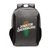 Down For Shenanigans Swinger Couple Upside Down Pineapple Vector Backpack