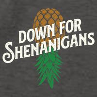 Down For Shenanigans Swinger Couple Upside Down Pineapple Vector Backpack