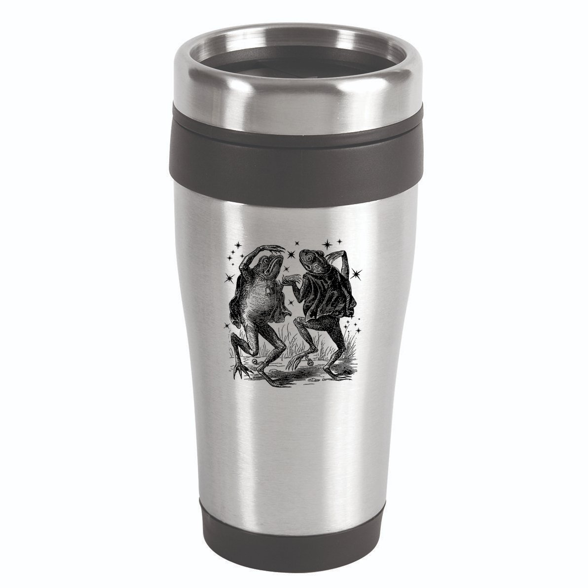 Dancing Frog Stars Vintage 16oz Travel Tumbler