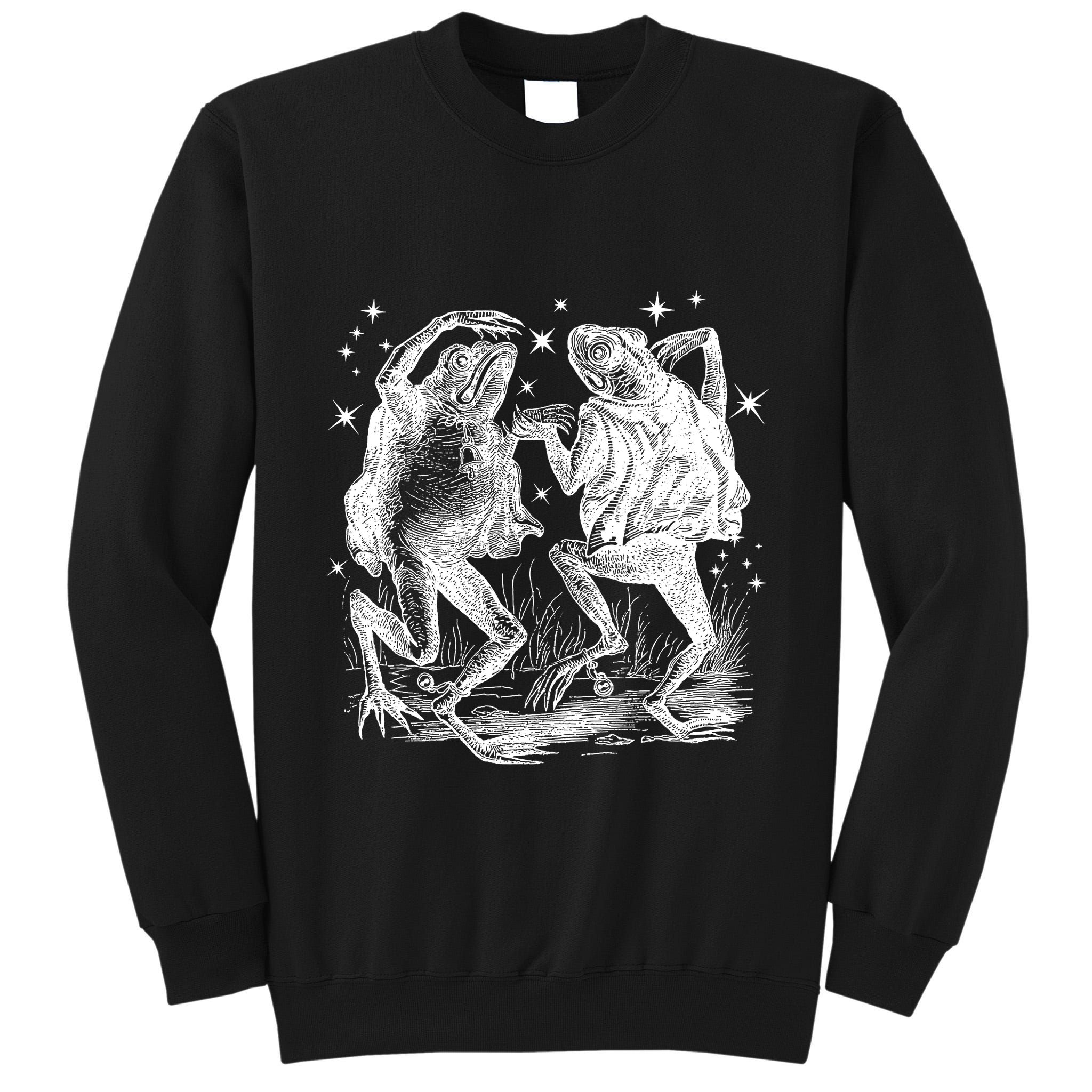 Dancing Frog Stars Vintage Tall Sweatshirt