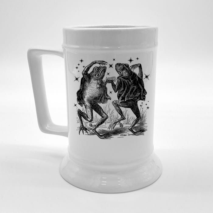 Dancing Frog Stars Vintage Beer Stein