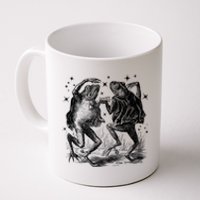 Dancing Frog Stars Vintage Coffee Mug