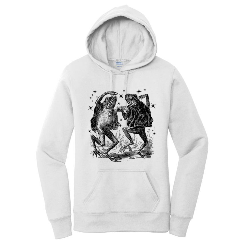 Dancing Frog Stars Vintage Women's Pullover Hoodie