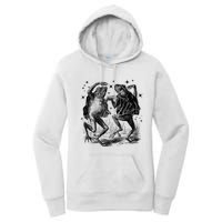 Dancing Frog Stars Vintage Women's Pullover Hoodie