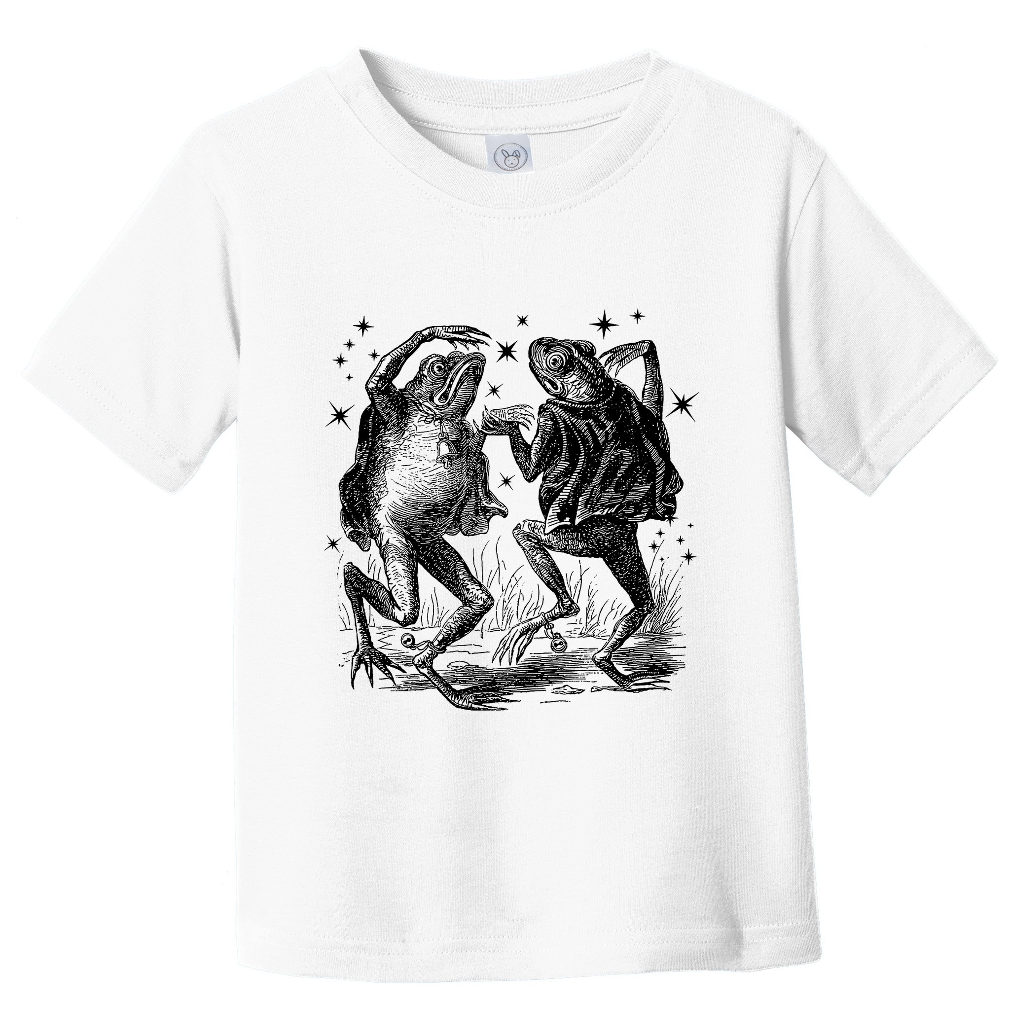 Dancing Frog Stars Vintage Toddler T-Shirt