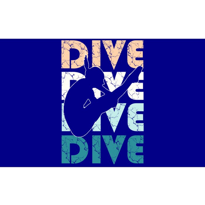 Dive Funny Springboard Diving Gift For High Diver Girls Meaningful Gift Bumper Sticker