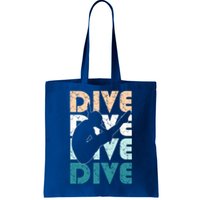 Dive Funny Springboard Diving Gift For High Diver Girls Meaningful Gift Tote Bag