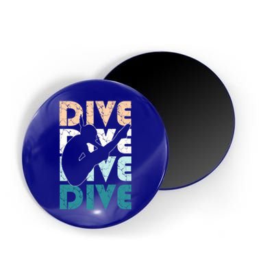 Dive Funny Springboard Diving Gift For High Diver Girls Meaningful Gift Magnet