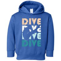 Dive Funny Springboard Diving Gift For High Diver Girls Meaningful Gift Toddler Hoodie