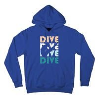 Dive Funny Springboard Diving Gift For High Diver Girls Meaningful Gift Tall Hoodie