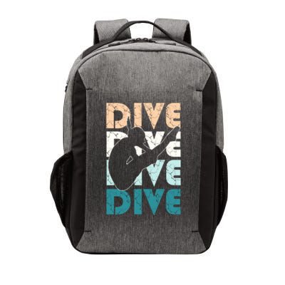 Dive Funny Springboard Diving Gift For High Diver Girls Meaningful Gift Vector Backpack