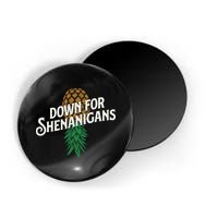 Down For Shenanigans Swinger Couple Upside Down Pineapple Magnet