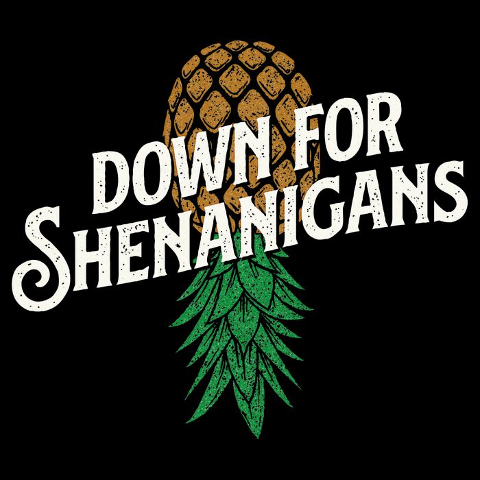Down For Shenanigans Swinger Couple Upside Down Pineapple Magnet