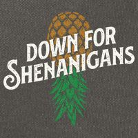 Down For Shenanigans Swinger Couple Upside Down Pineapple Cotton Canvas Backpack