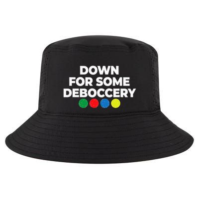 Down For Some Deboccery Funny Bocce Ball Player Fan Cool Comfort Performance Bucket Hat