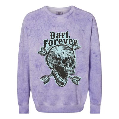 Dart Forever Skull Colorblast Crewneck Sweatshirt