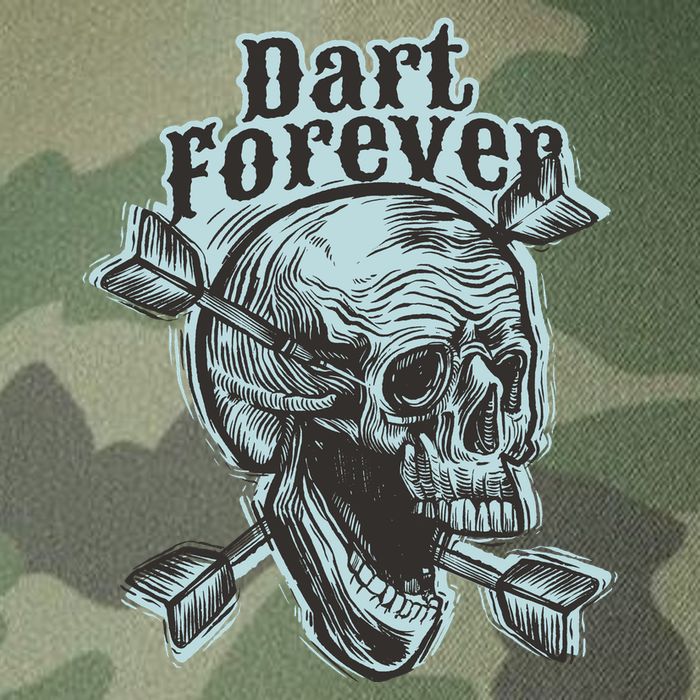Dart Forever Skull Legacy Tie Dye Trucker Hat