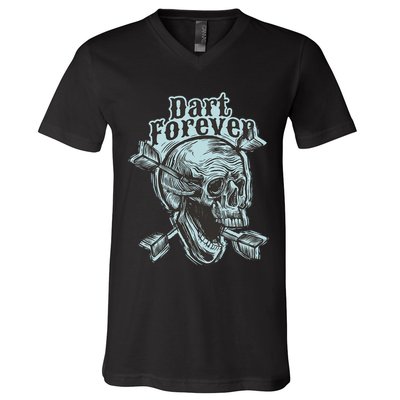 Dart Forever Skull V-Neck T-Shirt