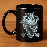 Dart Forever Skull 11oz C Handle Ceramic Mug