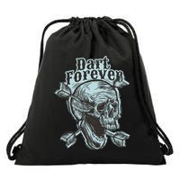 Dart Forever Skull Drawstring Bag