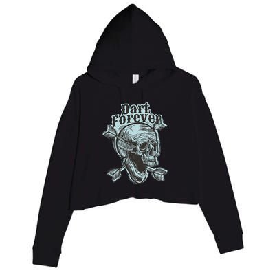 Dart Forever Skull Crop Fleece Hoodie