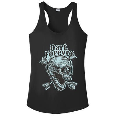 Dart Forever Skull Ladies PosiCharge Competitor Racerback Tank
