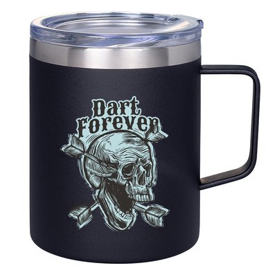 Dart Forever Skull 12oz Stainless Steel Coffee Mug