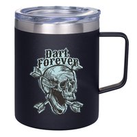 Dart Forever Skull 12oz Stainless Steel Coffee Mug
