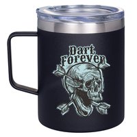 Dart Forever Skull 12oz Stainless Steel Coffee Mug