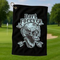 Dart Forever Skull Golf Towel