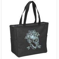 Dart Forever Skull Zip Tote Bag