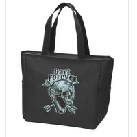 Dart Forever Skull Zip Tote Bag