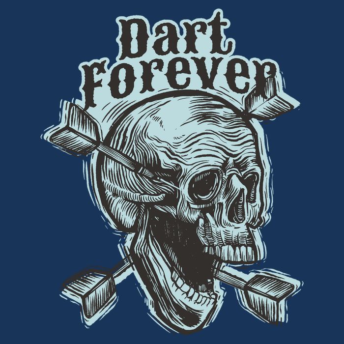 Dart Forever Skull Infant Baby Jersey Bodysuit