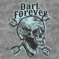 Dart Forever Skull 7-Panel Snapback Hat