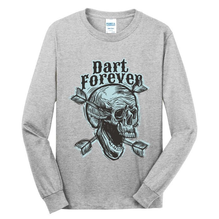 Dart Forever Skull Tall Long Sleeve T-Shirt