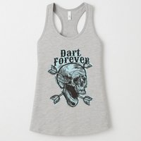Dart Forever Skull Womens Tank Top