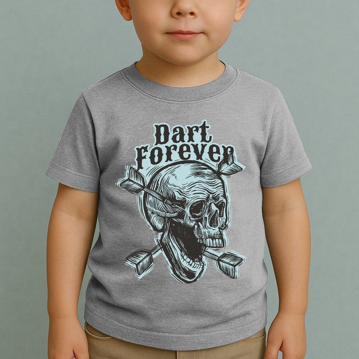 Dart Forever Skull Toddler T-Shirt