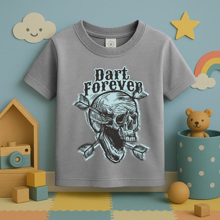 Dart Forever Skull Toddler T-Shirt