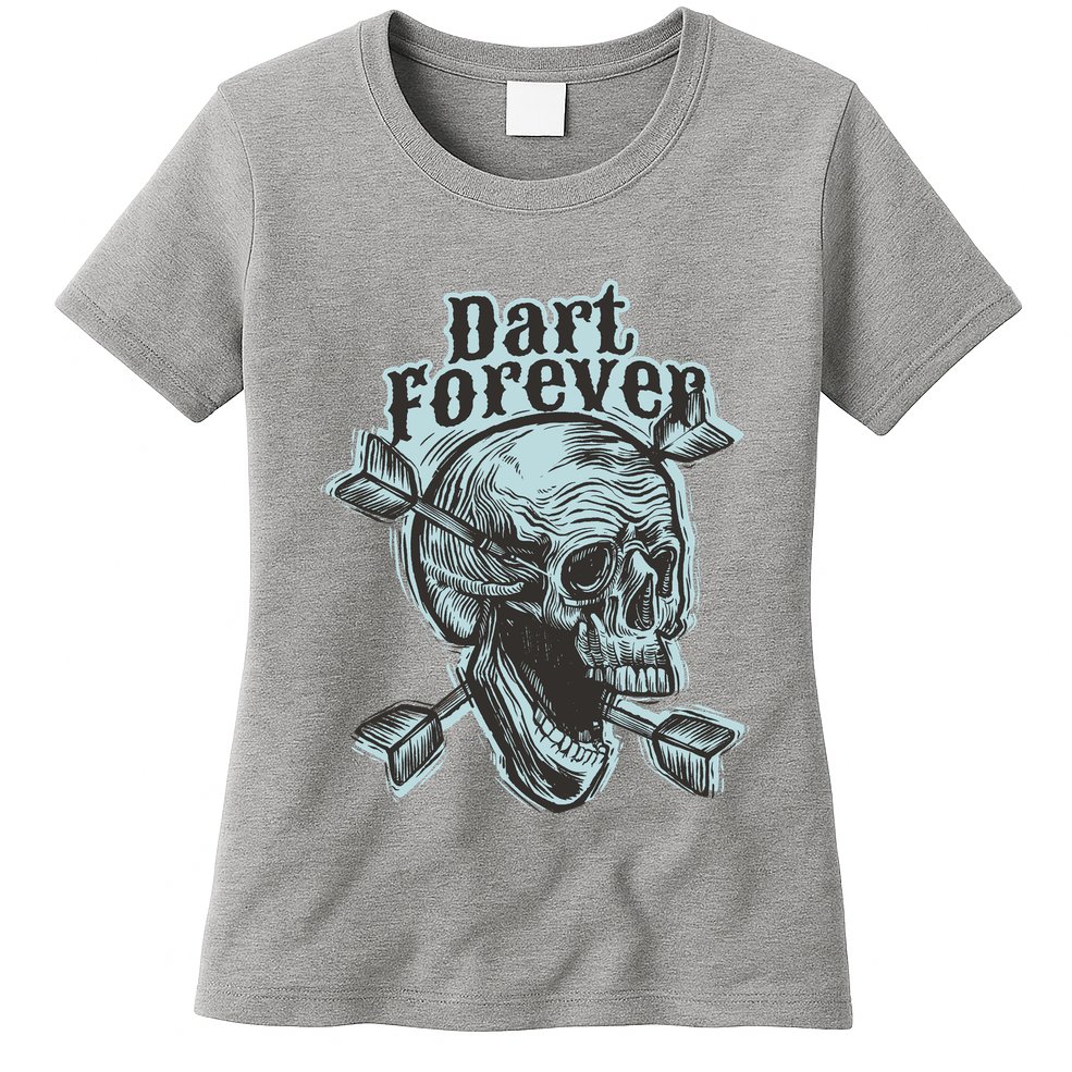 Dart Forever Skull Womens T-Shirt