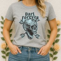 Dart Forever Skull Womens T-Shirt