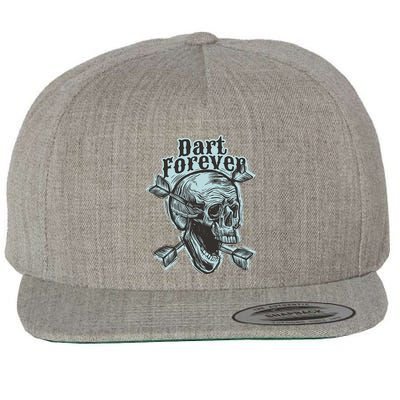 Dart Forever Skull Wool Snapback Cap