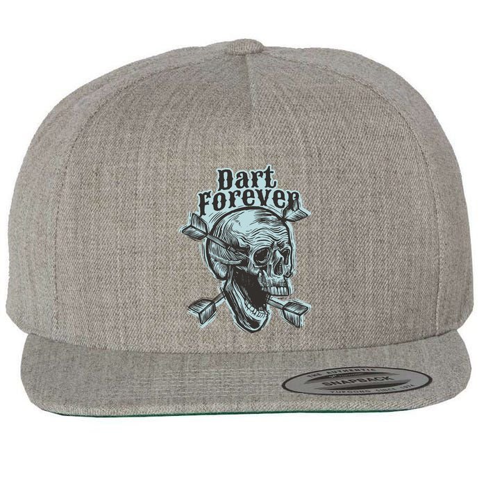 Dart Forever Skull Wool Snapback Cap