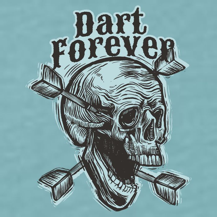 Dart Forever Skull Sueded Cloud Jersey T-Shirt